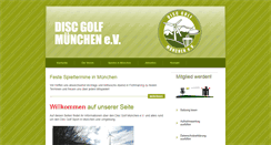 Desktop Screenshot of discgolf-munich.com